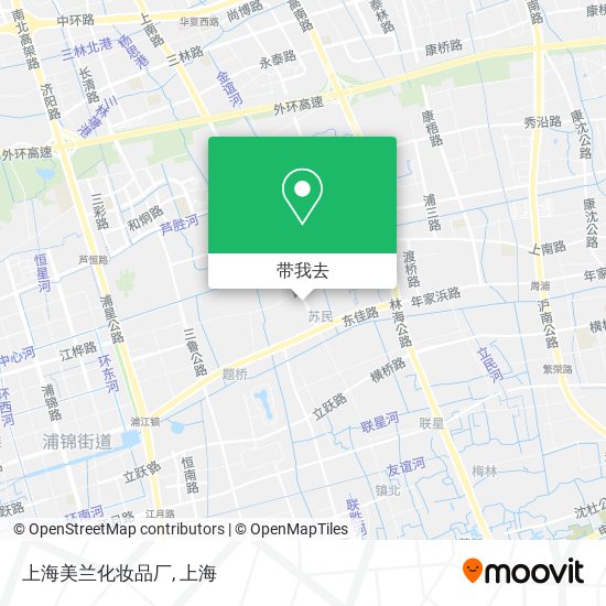 上海美兰化妆品厂地图
