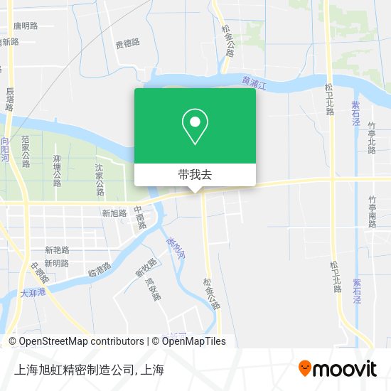 上海旭虹精密制造公司地图