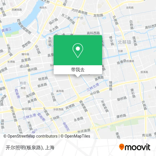 开尔照明(板泉路)地图
