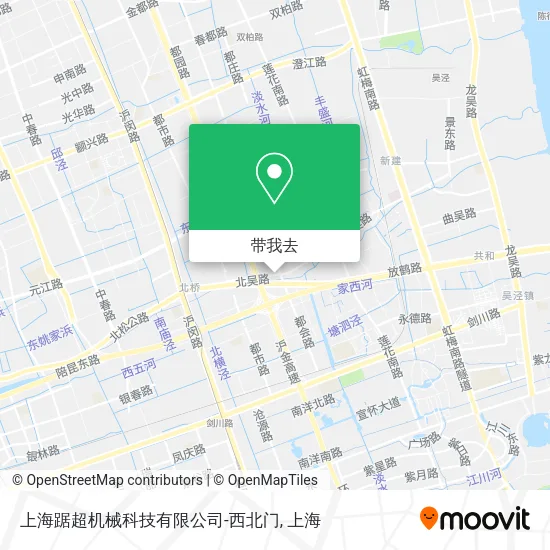 上海踞超机械科技有限公司-西北门地图
