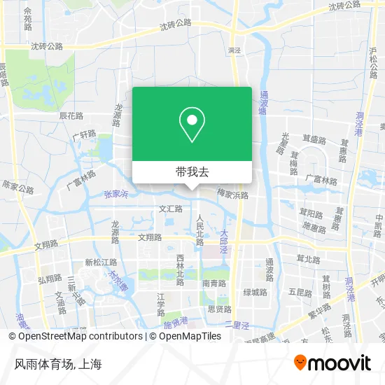 风雨体育场地图