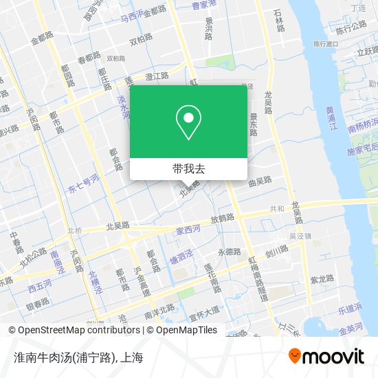 淮南牛肉汤(浦宁路)地图