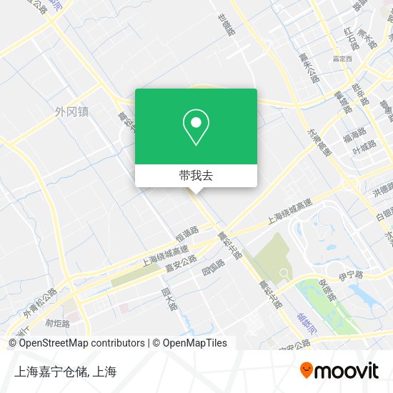 上海嘉宁仓储地图