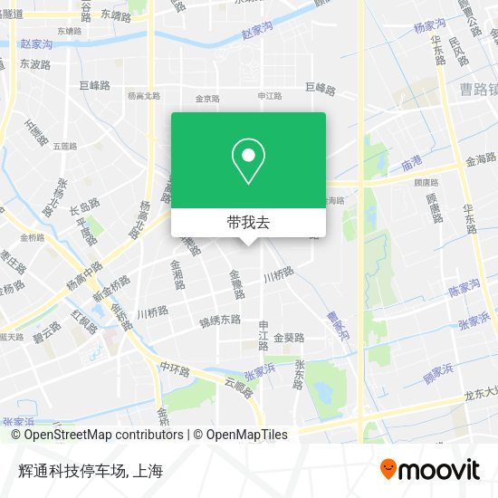 辉通科技停车场地图