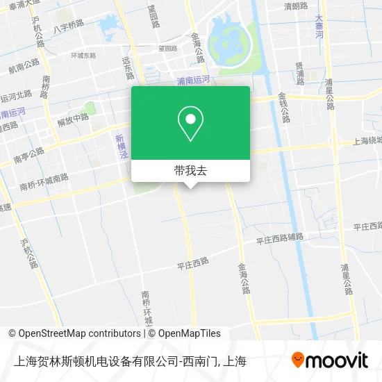 上海贺林斯顿机电设备有限公司-西南门地图