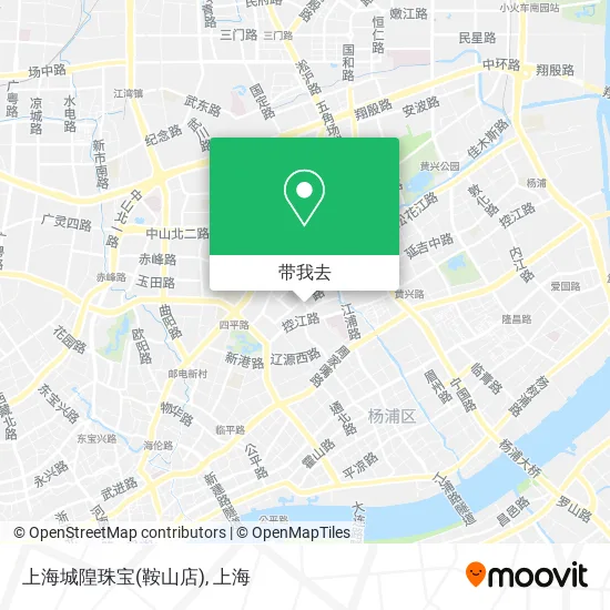 上海城隍珠宝(鞍山店)地图