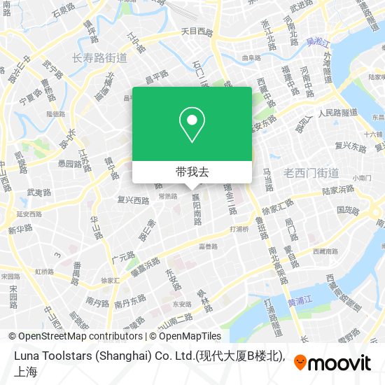 Luna Toolstars (Shanghai) Co. Ltd.(现代大厦B楼北)地图