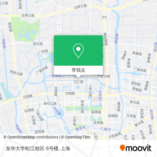 东华大学松江校区-5号楼地图