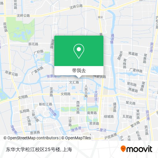 东华大学松江校区25号楼地图