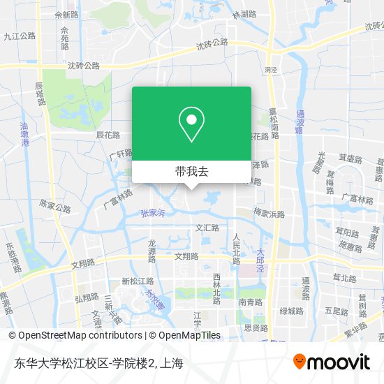 东华大学松江校区-学院楼2地图