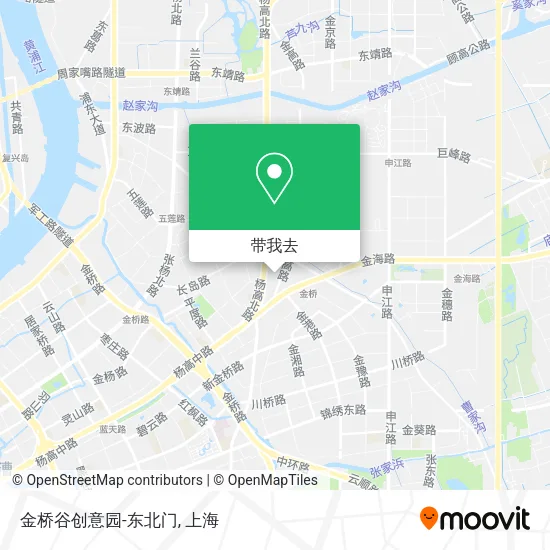 金桥谷创意园-东北门地图