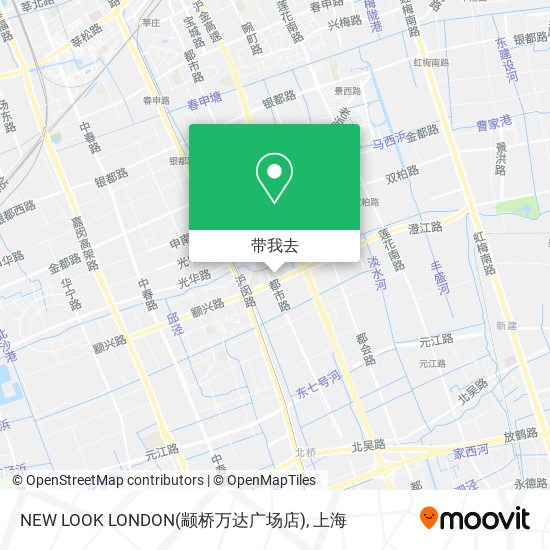 NEW LOOK LONDON(颛桥万达广场店)地图
