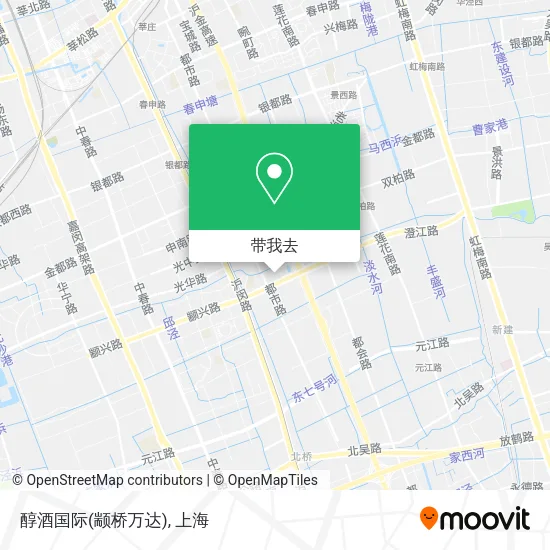 醇酒国际(颛桥万达)地图