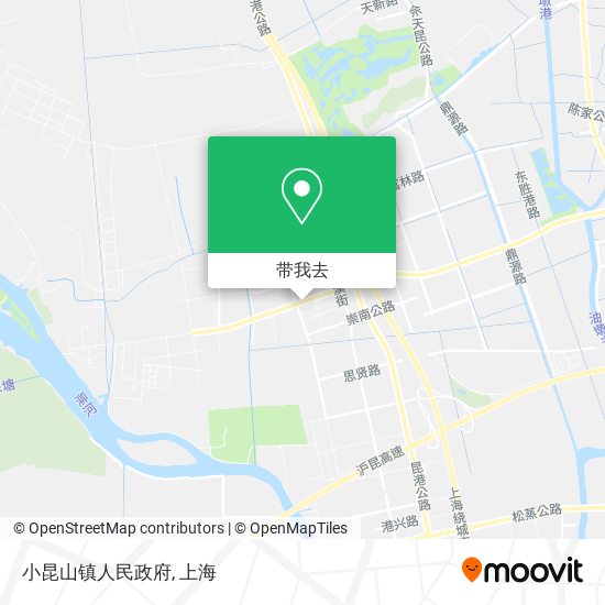 小昆山镇人民政府地图