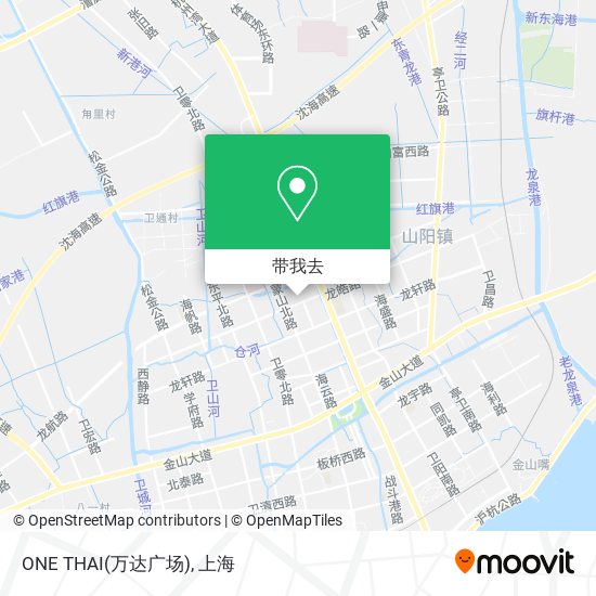 ONE THAI(万达广场)地图