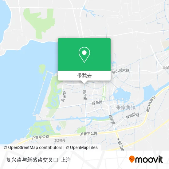 复兴路与新盛路交叉口地图