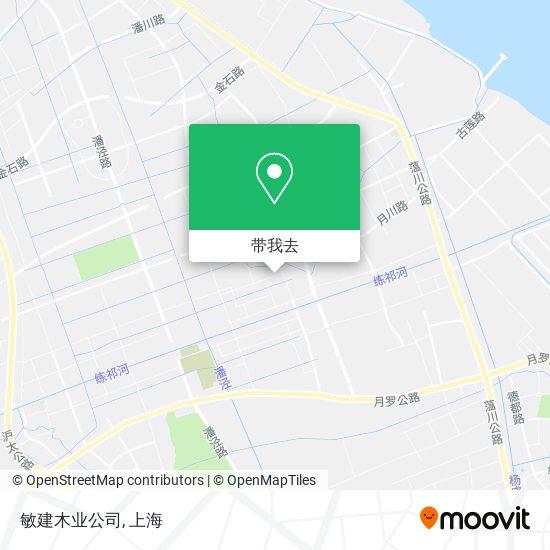 敏建木业公司地图