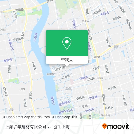 上海圹华建材有限公司-西北门地图