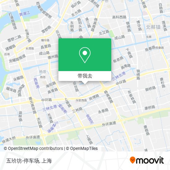 五玠坊-停车场地图