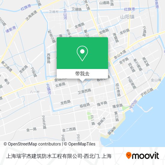 上海瑞宇杰建筑防水工程有限公司-西北门地图