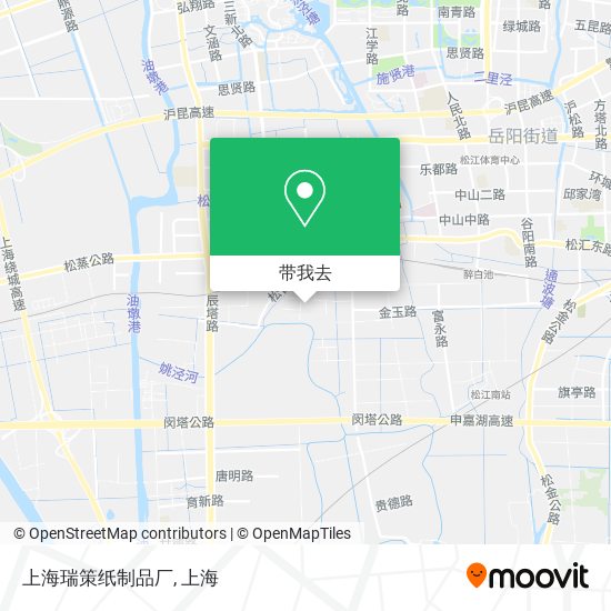 上海瑞策纸制品厂地图