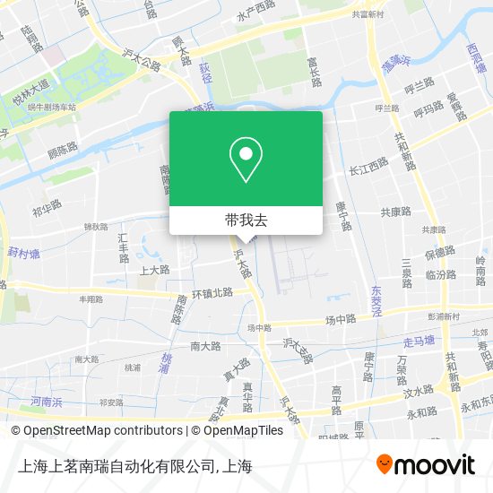 上海上茗南瑞自动化有限公司地图