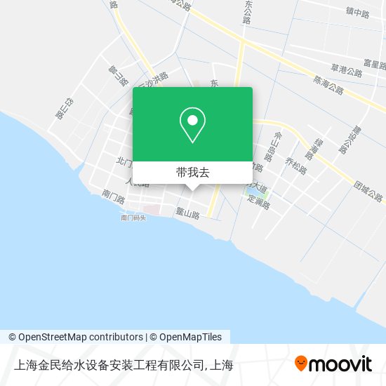 上海金民给水设备安装工程有限公司地图