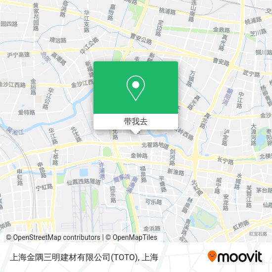上海金隅三明建材有限公司(TOTO)地图