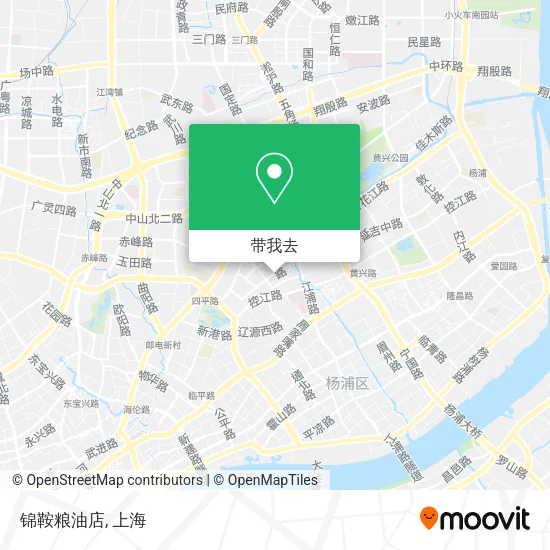 锦鞍粮油店地图