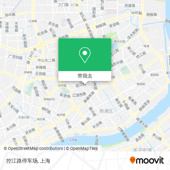 控江路停车场地图