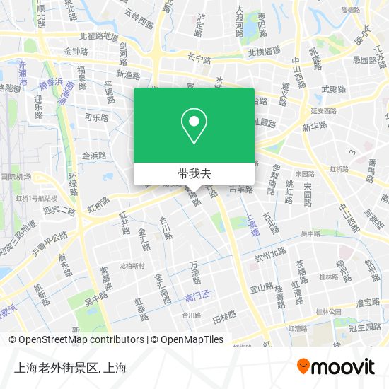 上海老外街景区地图
