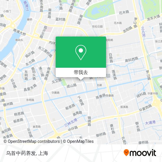 乌首中药养发地图