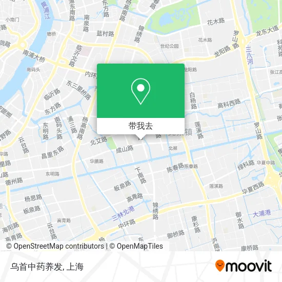 乌首中药养发地图