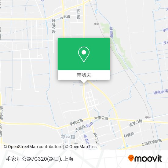 毛家汇公路/G320(路口)地图