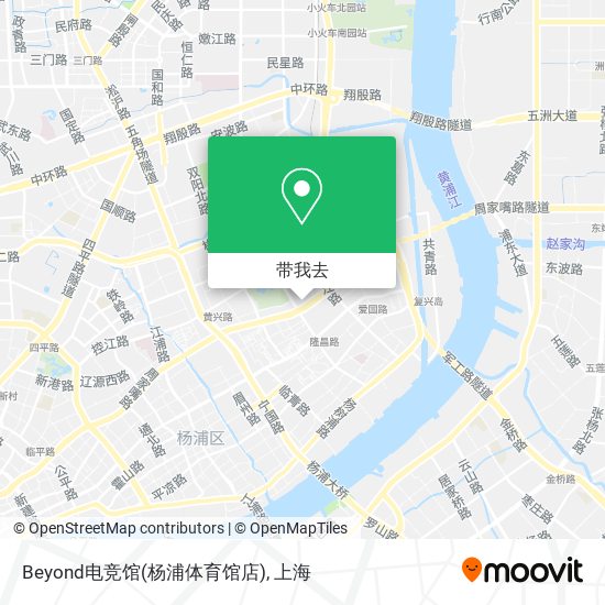 Beyond电竞馆(杨浦体育馆店)地图
