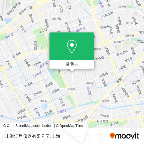 上海江星仪器有限公司地图