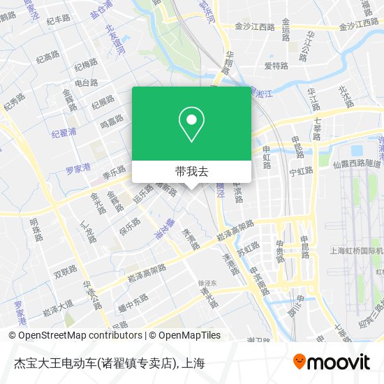 杰宝大王电动车(诸翟镇专卖店)地图