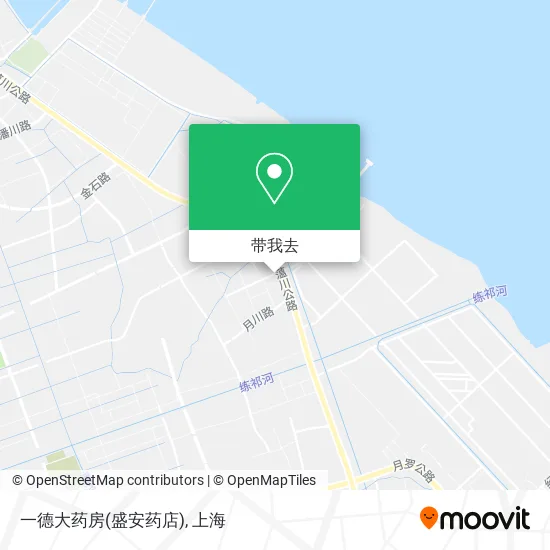 一德大药房(盛安药店)地图