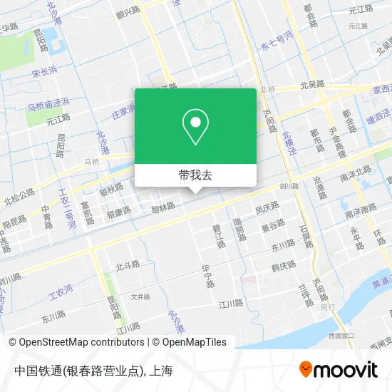 中国铁通(银春路营业点)地图