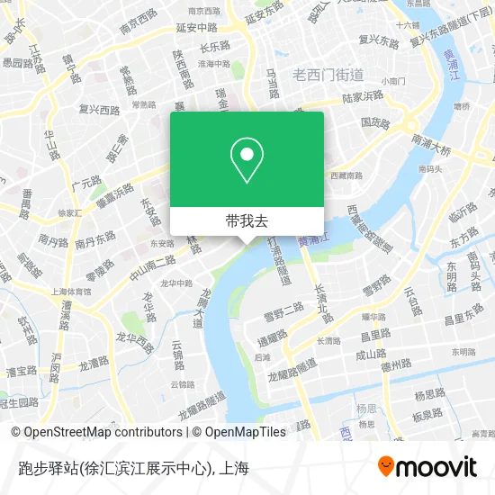 跑步驿站(徐汇滨江展示中心)地图