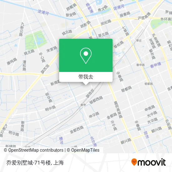 乔爱别墅城-71号楼地图