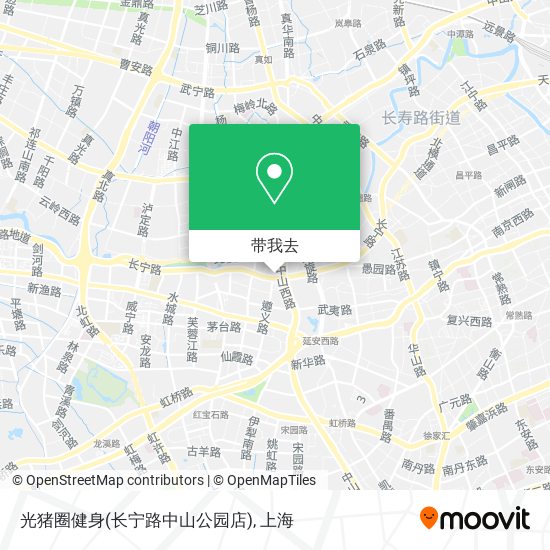 光猪圈健身(长宁路中山公园店)地图