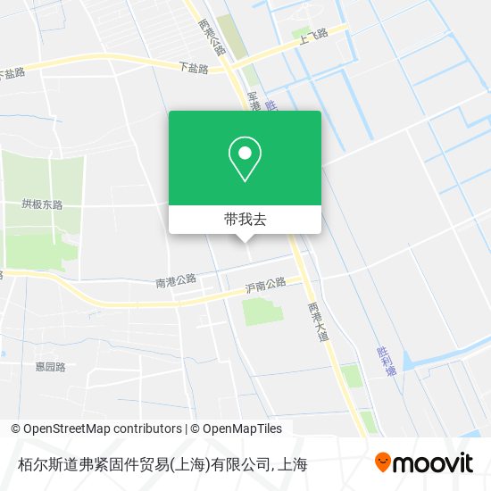 栢尔斯道弗紧固件贸易(上海)有限公司地图