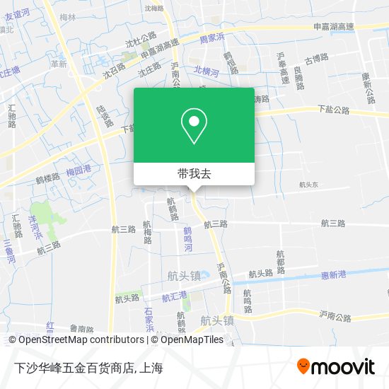 下沙华峰五金百货商店地图