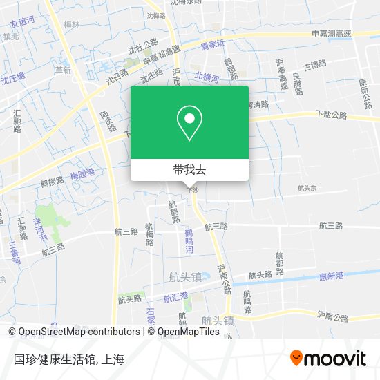 国珍健康生活馆地图