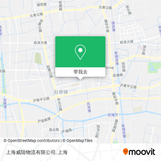 上海威陆物流有限公司地图