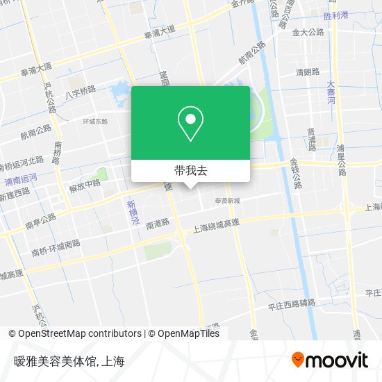 暧雅美容美体馆地图