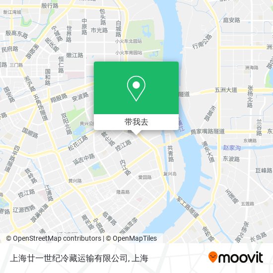 上海廿一世纪冷藏运输有限公司地图