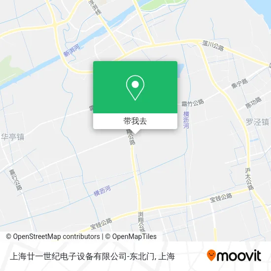上海廿一世纪电子设备有限公司-东北门地图