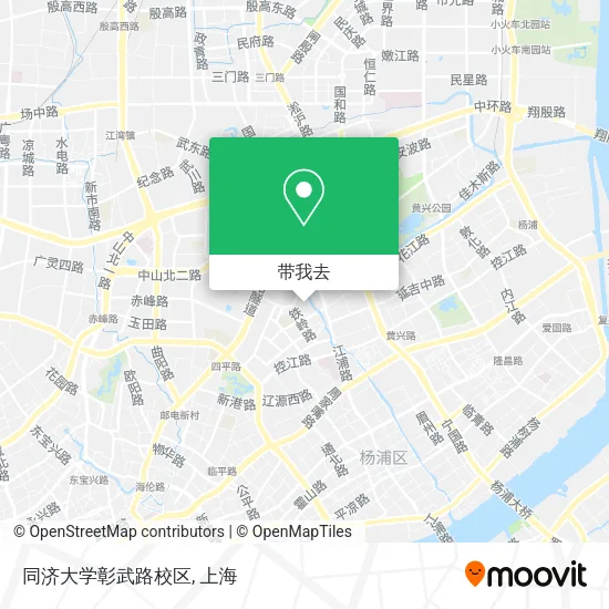 同济大学彰武路校区地图